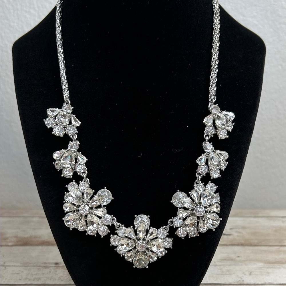Charter Club Silver Floral Necklace